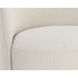 Cavoli Effie Linen Swivel Dining Chair, Swivel